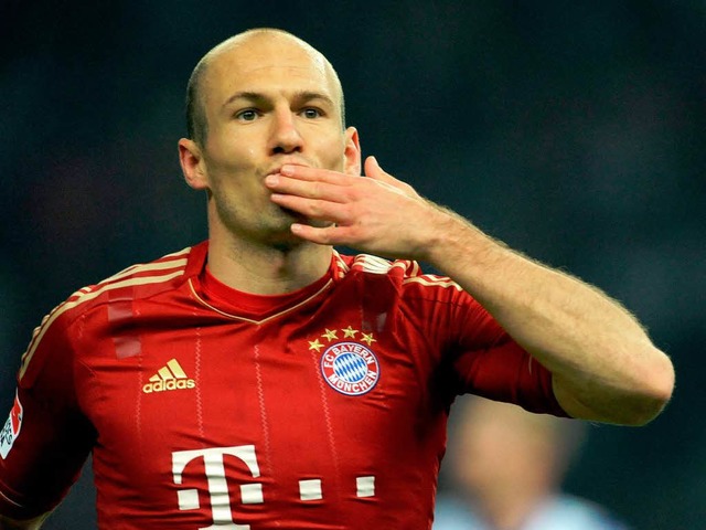 Arjen Robben verlngert beim FC Bayern Mnchen.  | Foto: dapd