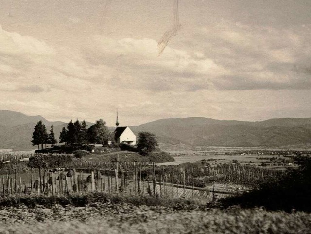 Blick auf die Kappelle in Munzingen in den 1930er Jahren.  | Foto: Archiv Hans-Jrgen Oehler