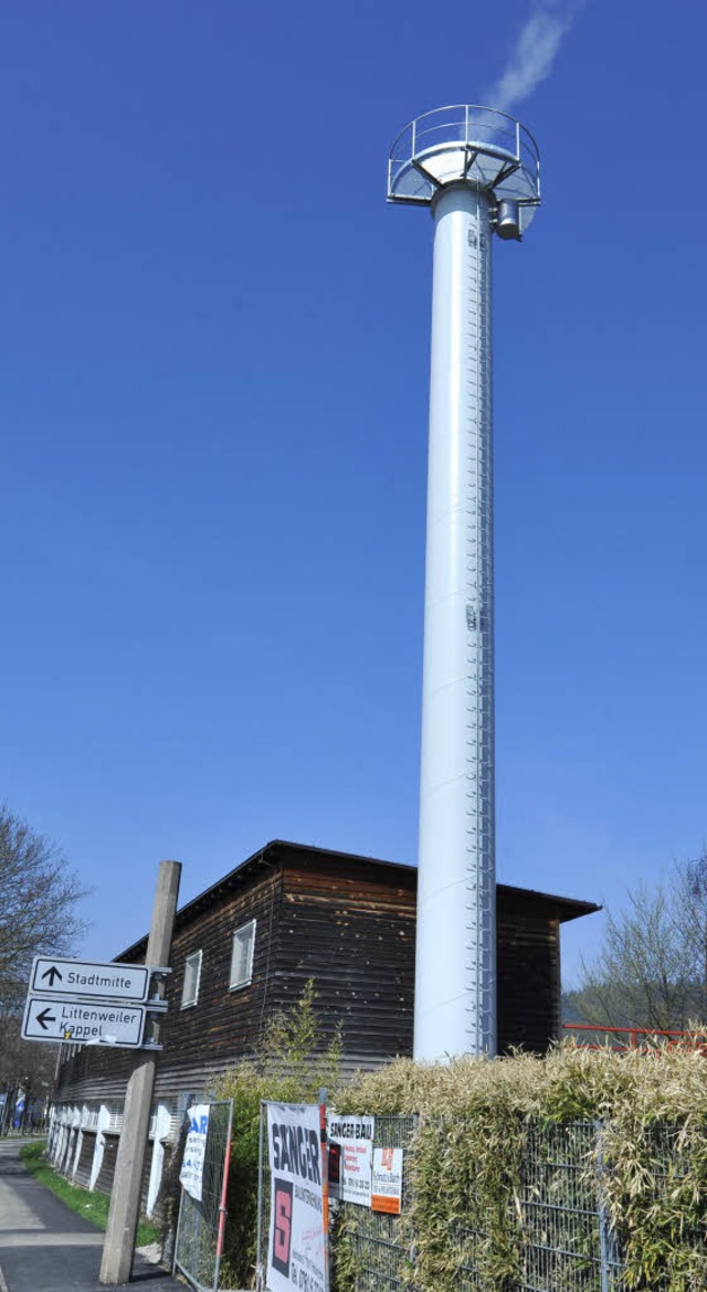 Neuer Schornstein am Denkmal  | Foto: Michael Bamberger