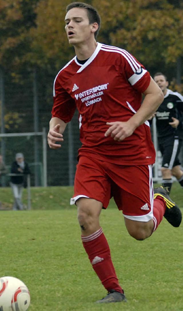 Noch gesperrt beim FVLB: Kapitn Frank Malzacher   | Foto: kaufhold