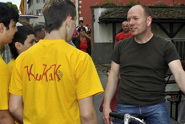 Stefan Zimmermann (rechts) will noch e...zur Rettung des Festivals unternehmen.  | Foto: Stefan Merkle