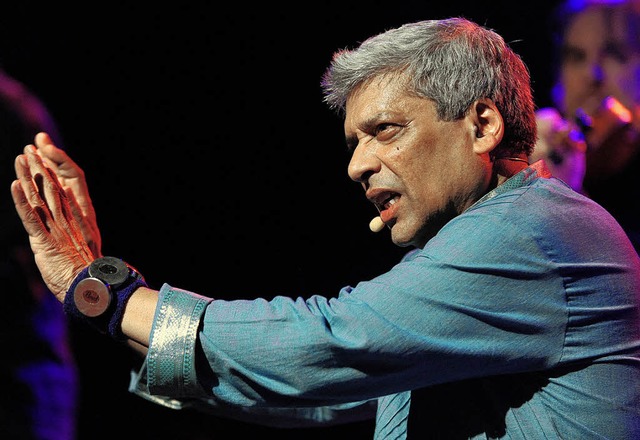 Trilok Gurtu in der Kaserne Basel   | Foto: Bernhard Ley