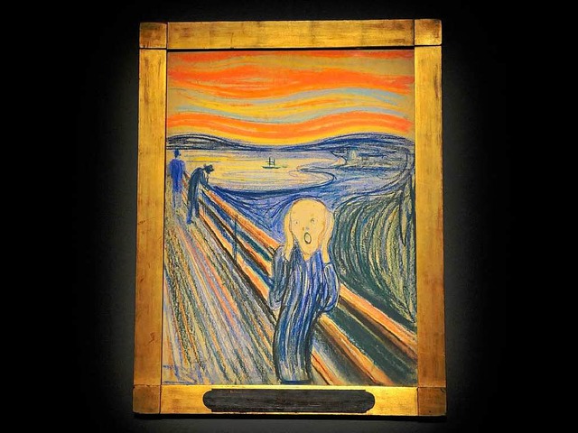 Das Gemlde &#8222;Der Schrei&#8220; von Edvard Munch.   | Foto: DPA