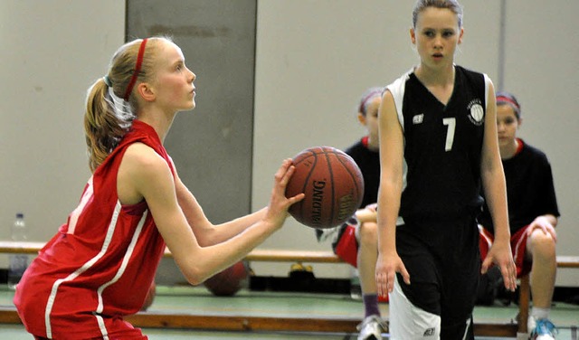 Erfolgreich: die jungen Basketballerinnen aus Staufen.  | Foto: Privat