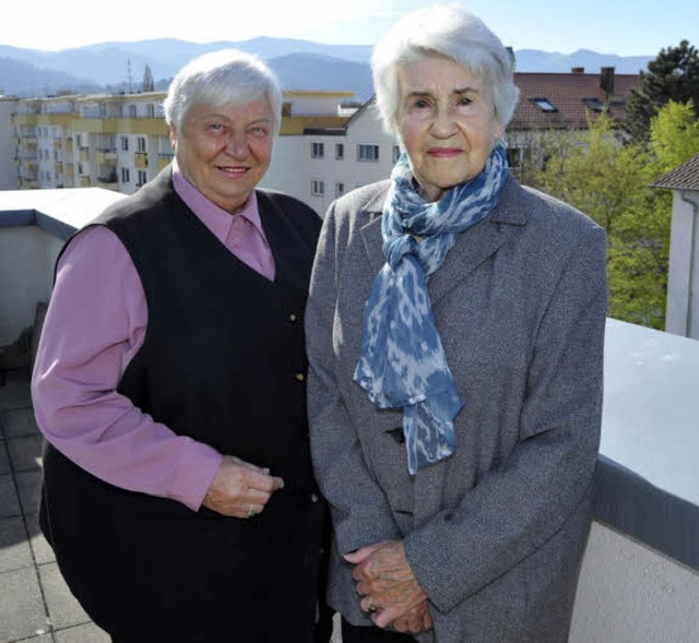 Christel Schiwasinske (links) und Olga-Louise Simon.  | Foto: bamberger