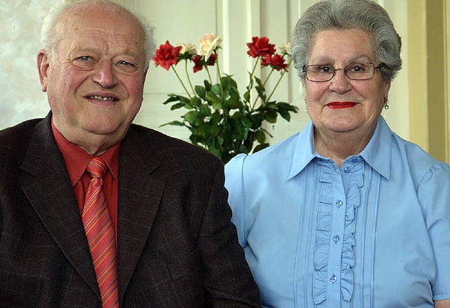 Gottfried und Heide Mller haben ein  Rezept fr eine erfolgreiche Ehe.   | Foto: PRivat