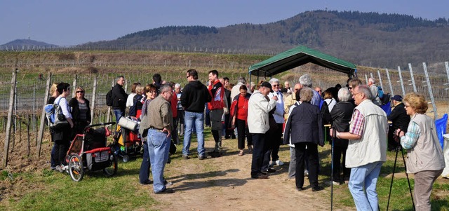 Volk auf Wanderschaft: Zur Ausstattung...en Rebbergen der Kaiserstuhlgemeinde.   | Foto: julius steckmeister