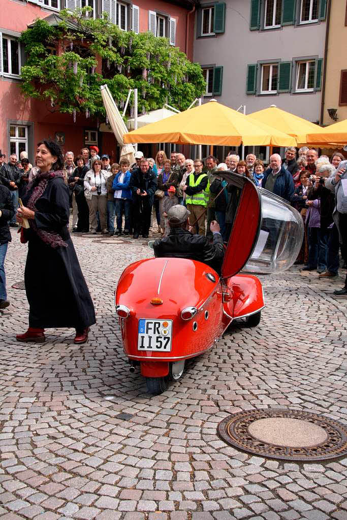 Jede Menge alter Schtzchen gab es auf der Oldtimershow in Staufen zu sehen.