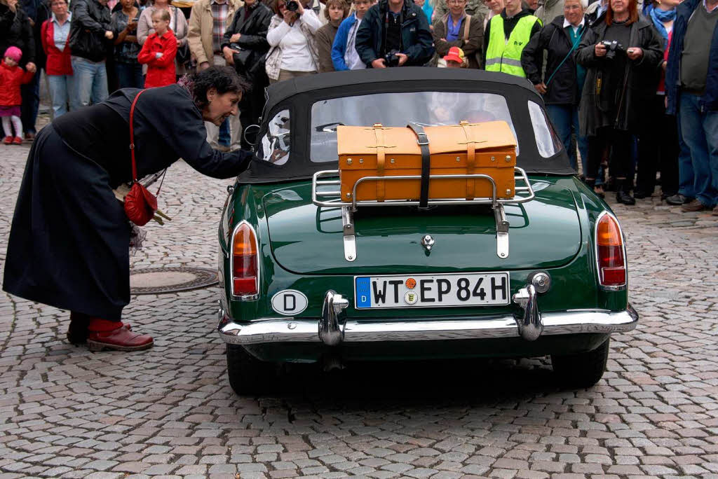 Jede Menge alter Schtzchen gab es auf der Oldtimershow in Staufen zu sehen.