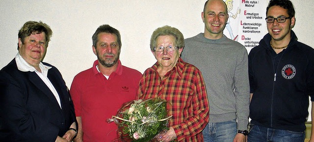 Rita Sekinger (von links) ehrte langj...,  Tino Schrlin und Michael Schleith.  | Foto: schtz