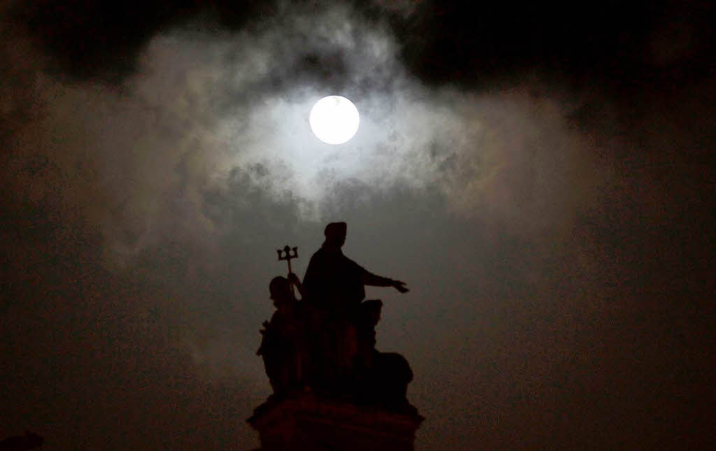 Mond in Mumbai, Indien