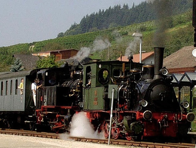 Mit Lok 20 geht es ab Sonntag ins Achertal.   | Foto: Eisenbahnverein