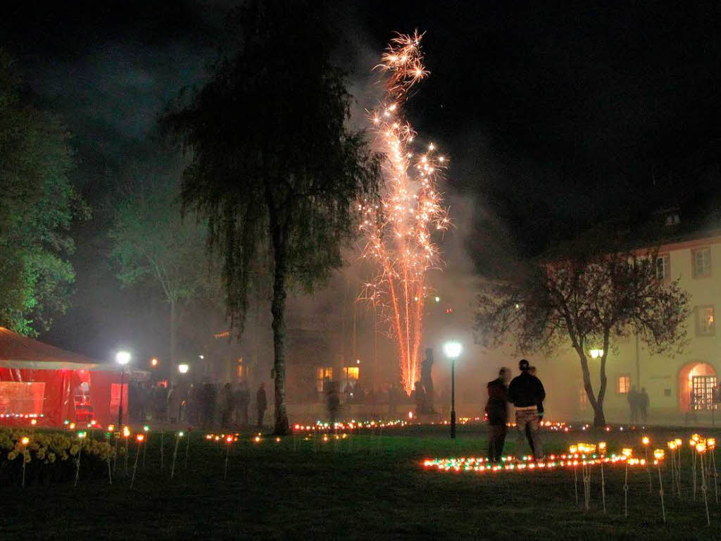Licht- und Feuerspiele am samstag im Kurpark