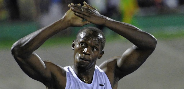 &#8222;Fr das erste Rennen ganz gut&#8220; - Usain Bolt   | Foto: AFP