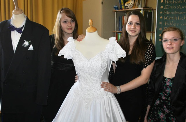 &#8222;Hochzeit, der schnste Tag im L...er Hauptschule Hinterzarten-Breitnau.   | Foto: Dieter Maurer