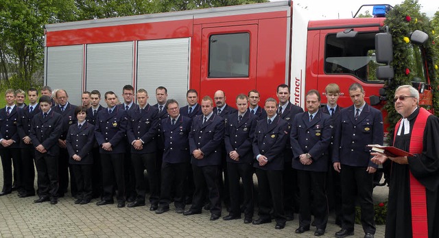 Fahrzeugweihe in Mundingen  | Foto: Aribert Rssel