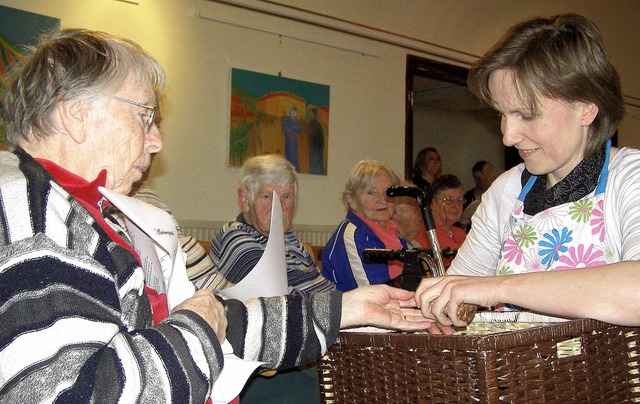 Die Senioren mit vertrauten Texten und...o seniore in Friedenweiler, anboten.    | Foto: Liane Schilling