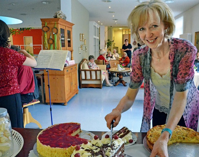 Ute Hammler vom  Evangelischen Altenwe... Museum  und hat sie auch umgesetzt.   | Foto: Barbara Ruda