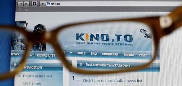 War populr, aber auch kriminell: das Internetportal kino.to   | Foto: dapd