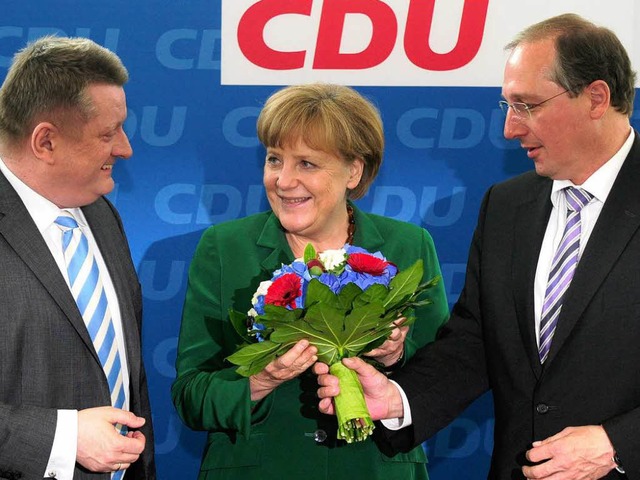 CDU-Generalsekretr Hermann Grohe, Kan...Tag nach der Schleswig-Holstein-Wahl.   | Foto: AFP