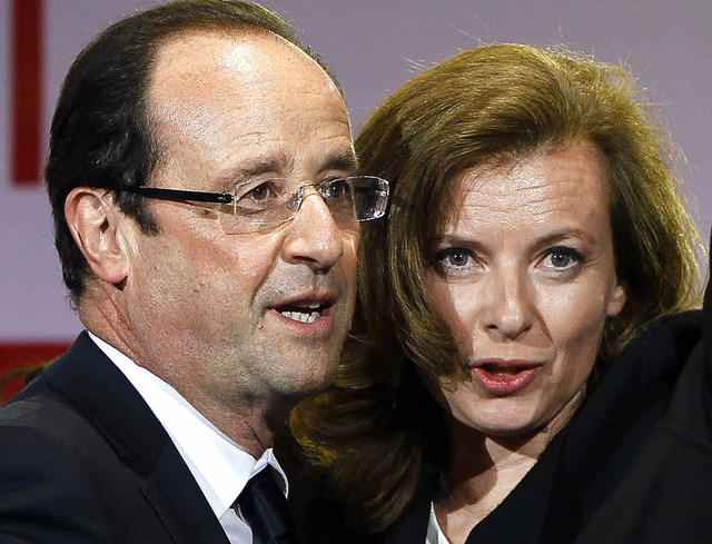 Verzichtete  Franois Hollande zuliebe auf ihre Karriere:  Valrie Trierweiler   | Foto: AFP