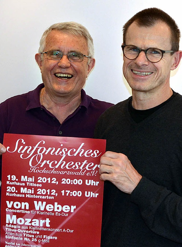 Martin Lindler und Christoph Fhrenbach machen Lust auf klassische Musik.  | Foto: Martina Seiler