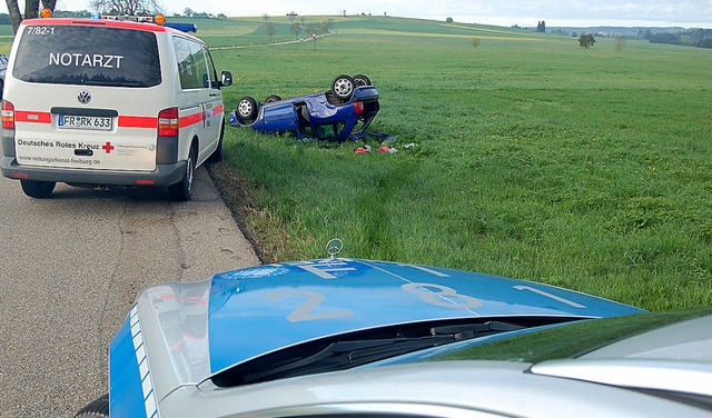 Bei einem Unfall  zwischen Gschweiler...die Fahrerin mit dem Schrecken davon.   | Foto: Kamera 24