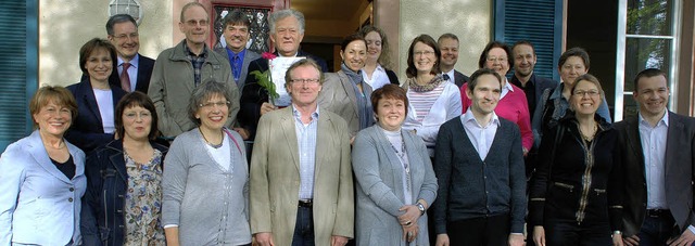 Eine bunt gemischte Truppe, die Gutes ...nte die ersten Sozialpaten der Stadt.   | Foto: Gertrude Siefke
