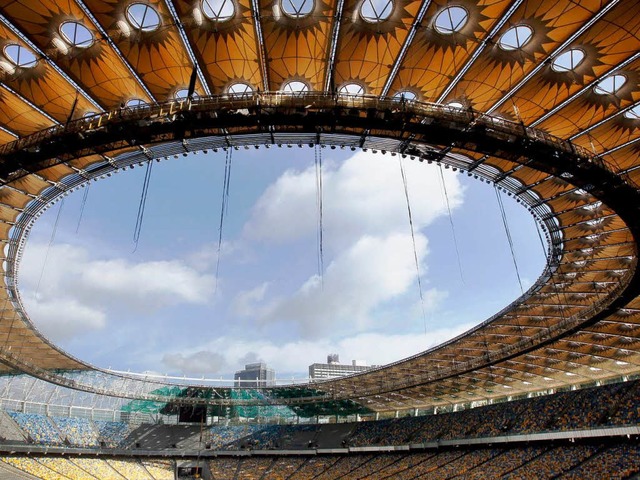 Das EM-Stadion in Kiew   | Foto: DPA