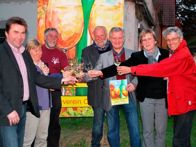 Vorfreude auf den Oberrotweiler Weinfr...neue Veranstaltung in Oberrotweil vor.  | Foto: Benjamin Bohn