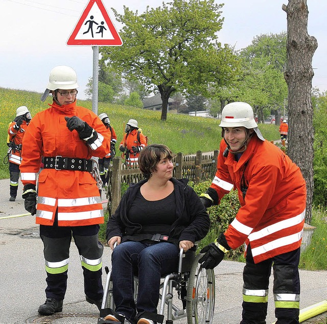 Eine groe Herausforderung bildete die...amstagnachmittag im Haus Lebensheimat.  | Foto: Christa Maier