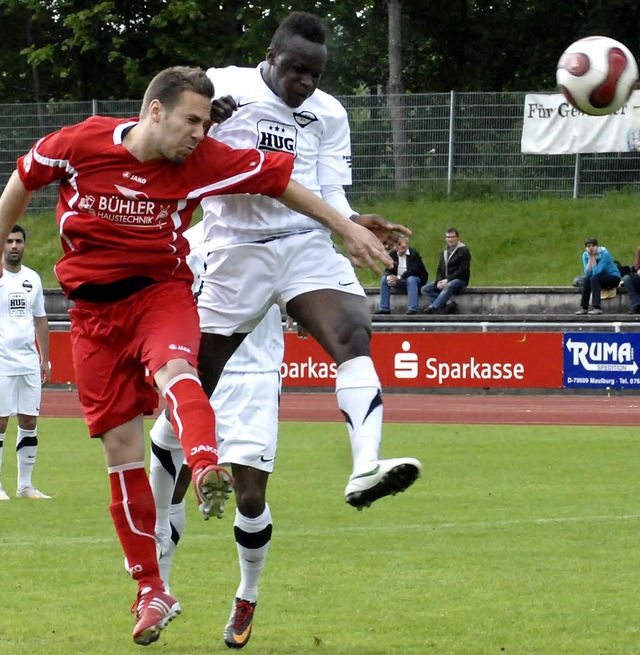 Steinener Kopfballungeheuer: Fayira Ke...den Bahlinger SC II einen Doppelpack.   | Foto: Felix Held