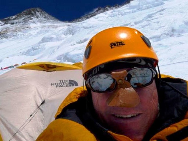 Richard Stihler im Lager 3 auf 7000  Meter Hhe  | Foto: Richard Stihler