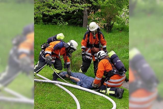 Wasserentnahme aus dem Brandweiher war bei bung nicht mglich