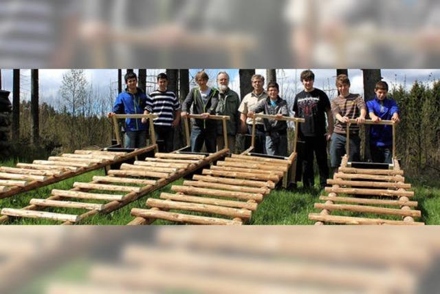 Mit flexiblen Hochsitzen gegen das Schwarzwild