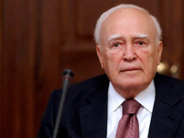 Karolos Papoulias, der griechische Prsident  | Foto: AFP