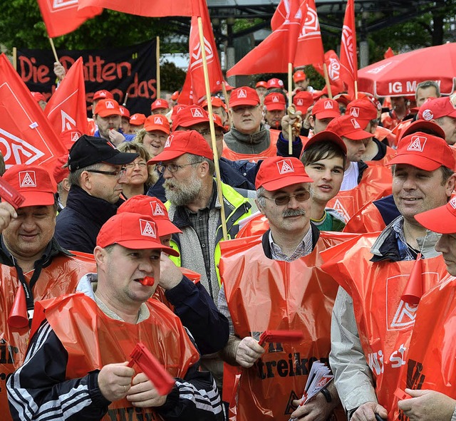 IGM-Demo in Offenburg  | Foto: Helmut Seller