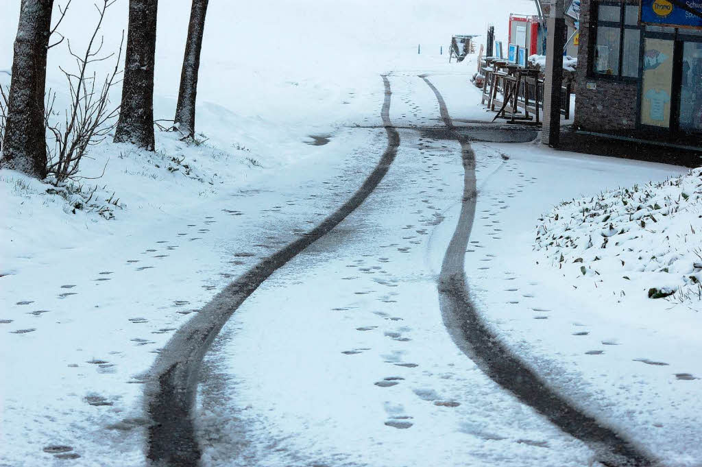 Feldberg: Spuren im Schnee