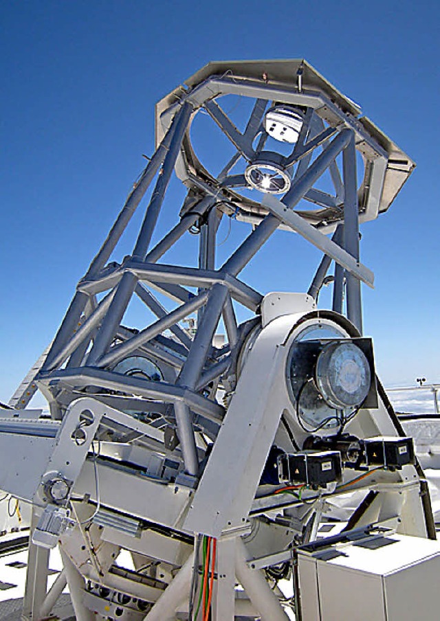 Sonnenteleskop auf Teneriffa, gebaut v...Institut fr Sonnenphysik in Freiburg.  | Foto: Kiepenheuer-Institut Freiburg