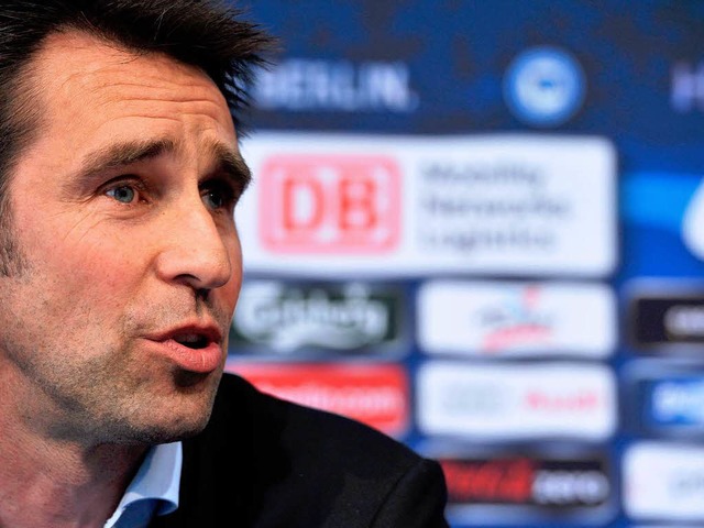Hertha-Manager Preetz: &#8222;Ein regu...war fr uns nicht mehr mglich.&#8220;  | Foto: dapd