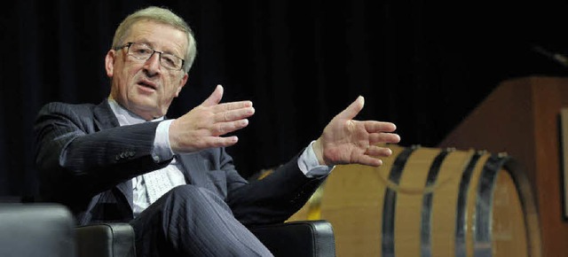 Nimmt gerne mal einen ungewhnlichen Preis an: Jean-Claude Juncker   | Foto: Volker Mnch