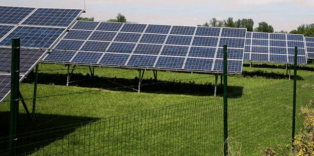 Der Solarpark in Kappel, seit 2006 am ...bekommt schon seinen dritten Besitzer.  | Foto: Decoux-Kone