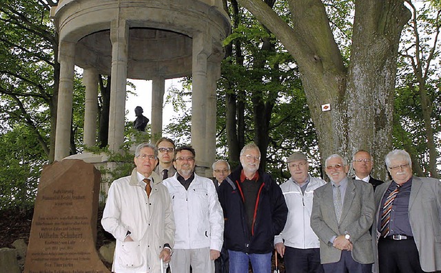 Das Schubert-Denkmal auf dem Schutterl...litiker wieder den Brgern bergeben.   | Foto: Heidi fssel