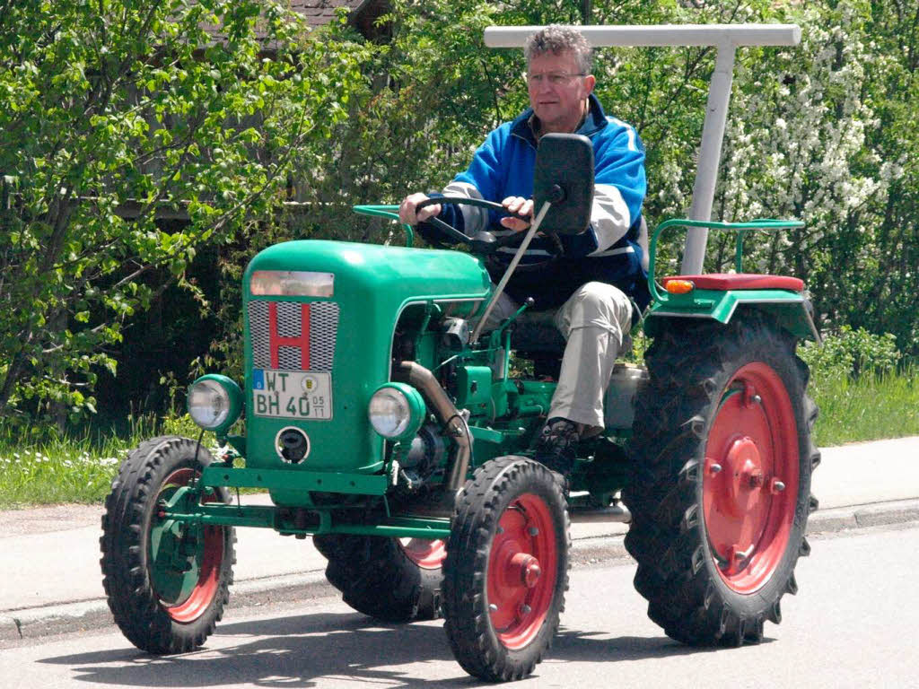 Auch die Dachsberger selbst lieen es sich natrlich nicht nehmen, beim Oldtimer-Korso nach Urberg teilzunehmen.