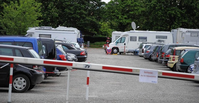 Mehr Platz fr Reisemobilisten, wenige...vertrauten Grenzen leicht verschoben.   | Foto: Ralph Fautz