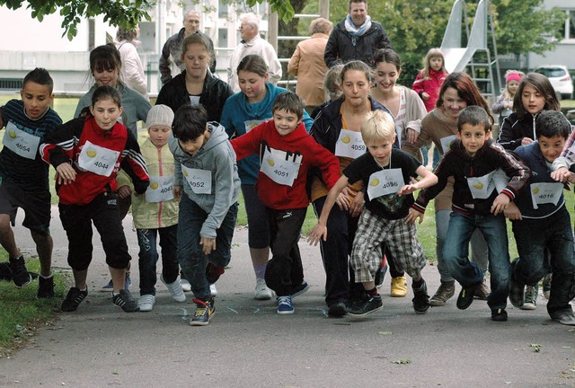 Die jungen Starter in der zweiten Grup... Infrastruktur hat sich gut etabliert.  | Foto: Leony Stabla