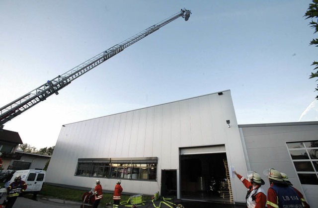 Feuerwehrbung in Laufenburg  | Foto: Claus Trndle