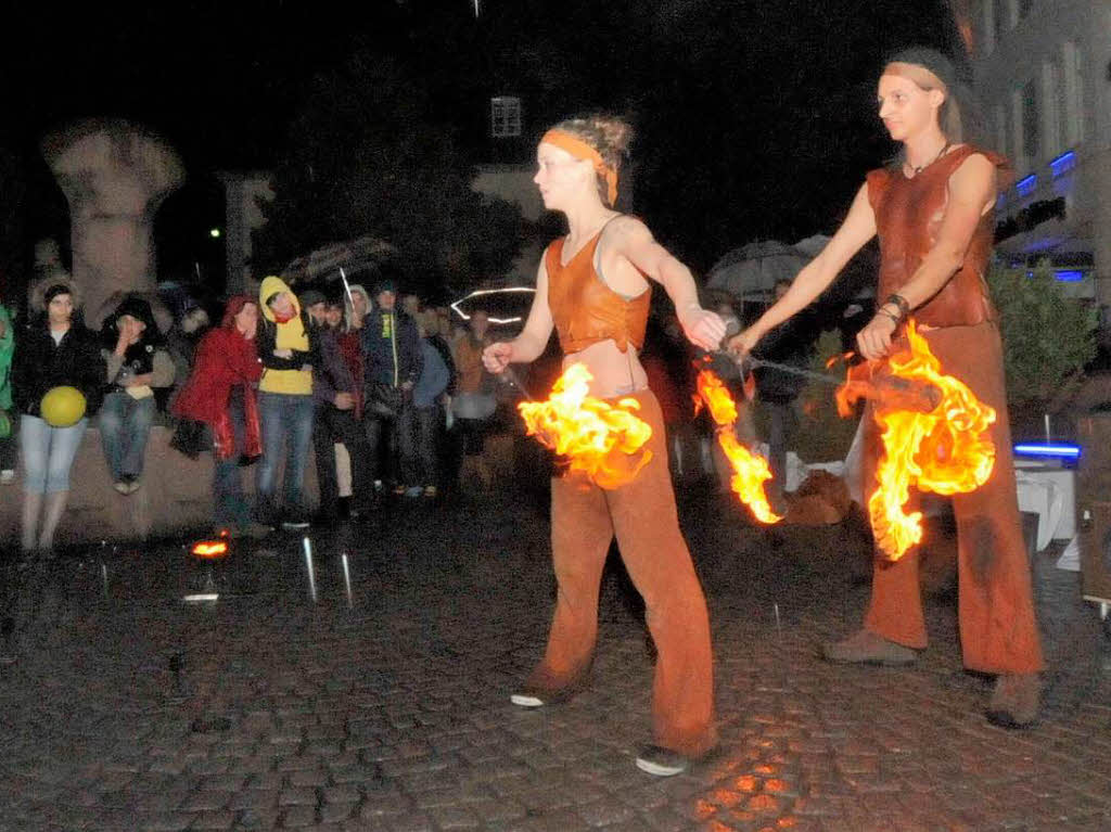 Faszination Feuer - das Phoenix Duo begeisterte nicht zum ersten Mal mit einer lebendigen Flammenshow