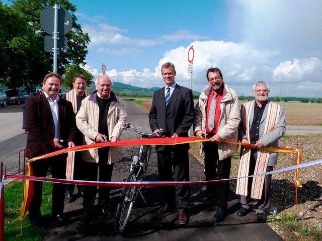 Der Radweg zwischen Gndlingen und Ihringen ist erffnet.  | Foto: Christine Weirich