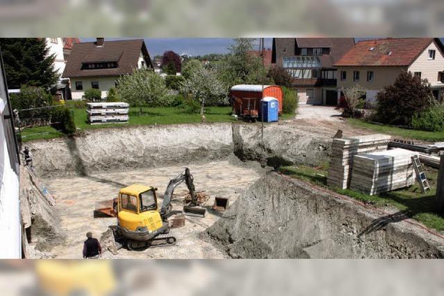 Schwarzwaldhotel: Am neuen Pool wird gebaggert